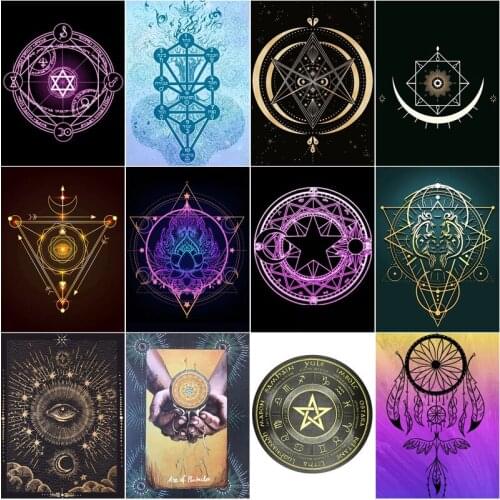 Divination Full Drill Mosaic Art Diamond Painting Kits Dream Catcher Rhinestones Embroidery Round Square Cross Stitch Home Decor