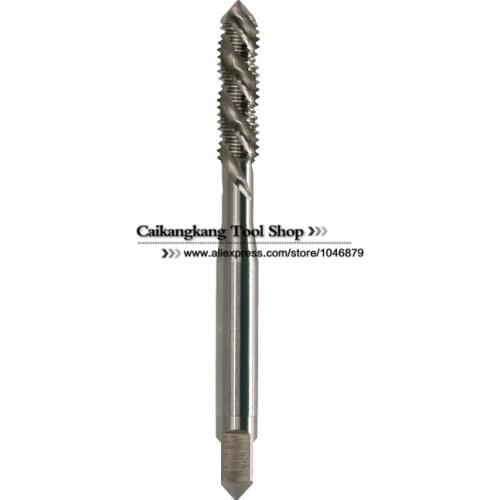 New Spiral wire tapping Head: 6mm . Material: M35 . High performance Cobalt Machine Spiral Tap (Blind hole) M6*1.0