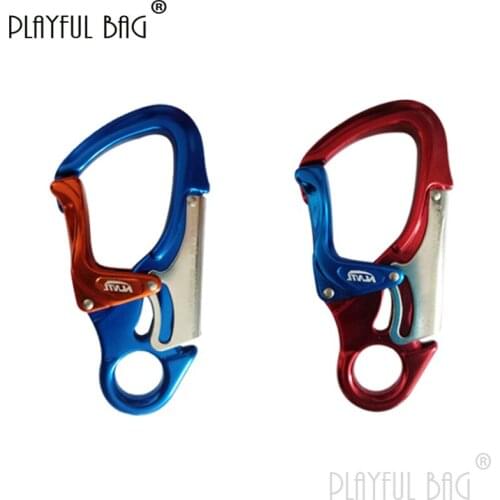 PB Playful bag Safety hook Mountaineering hook Outdoor rock climbing small eye hooks Speed down equipment Outdoor equipment ZL82