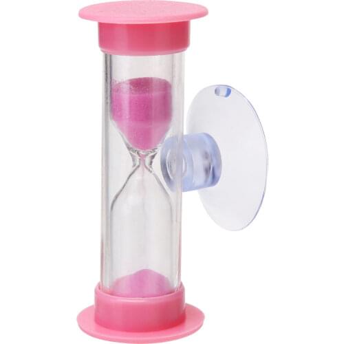 2min Hourglasses Children Teeth Brushing Timer with Suction Cup Home Decor Decoration Crafts Hourglasses Timer Cup Kids