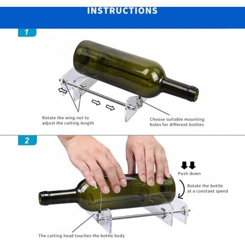 Glass Bottle Cutter Realmote Professional For Beer Bottles Cutting Machine Cutters DIY Wine Glass Bottle Cutting Tools