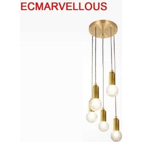 De Techo Colgante Moderna Hanglampen Industrial Led Crystal Luminaria Suspension Luminaire Hanging Lamp Loft Pendant Light