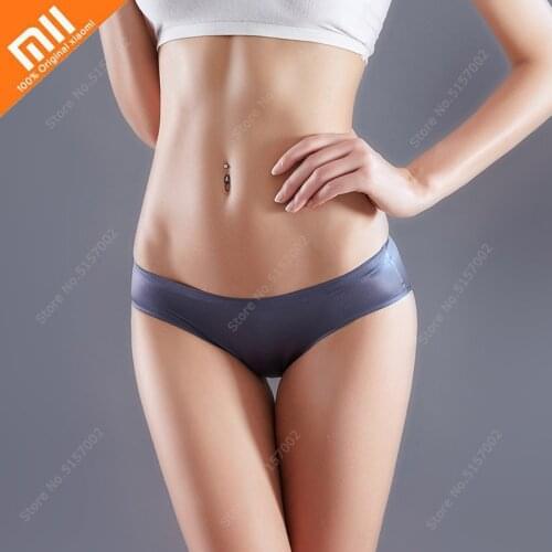 Xiaomi 1pcs Sports Seamless Briefs Woman Ice Silk Comfortable Underwear Seamless Female Panties Lingerie for Woman Underwear