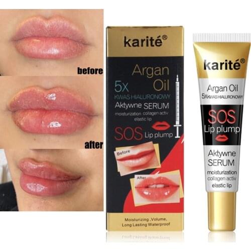 17ml Instant Volumising Lip Plumper Serum Moisturizing Lips Repairing Reduce Lip Fine Lines Collagen Lip Plumper Oil Gloss Care