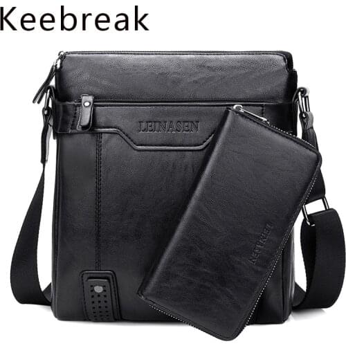 Vintage Men Shoulder Bag High Quality PU Leather Crossbody Bags Male Handbag Men Messenger Bags Tote Side Sholder Bag For Men