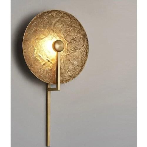 Vintage Wall Lamp All Copper Wall Lamps For Living Room Bedroom Bedside Lamp Nordic Home Decor Bathroom Fixtures Mirror Light