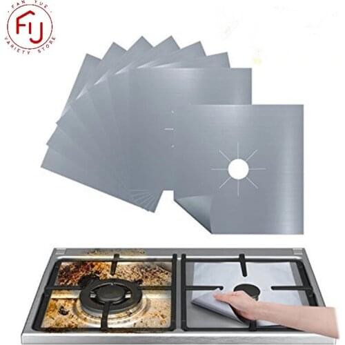 1/4PC Stove Protector Cover Liner Gas Stove Protector Gas Stove Stovetop Burner Protector Kitchen Accessories Mat Cooker Cover