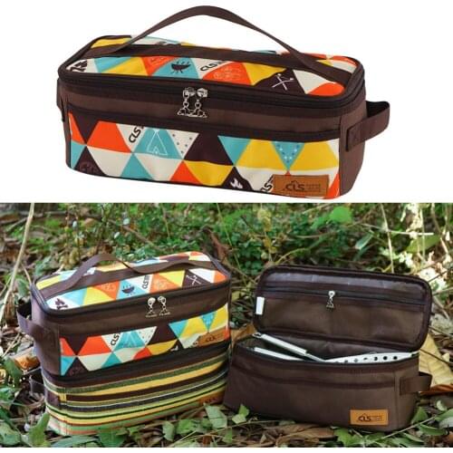 1PCS Picnic Food Bag Spice Cruets Outdoor Lunch Box Cooker Storage Bag Picnic Basket Seasoning Jar Picnic Food Storage