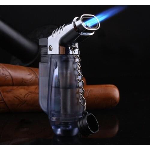 1300 C Windproof Torch Turbo Butane Portable Free Fire Two Nozzles Lighter Spray Gun Jet Lighter Gas Cigarette Cigar Lighter