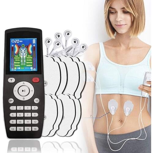 16 Modes Tens Unit Digital Therapy Machine Electordes Massage Device EMS Eletric Compex Muscle Sitmulator Massager For Body