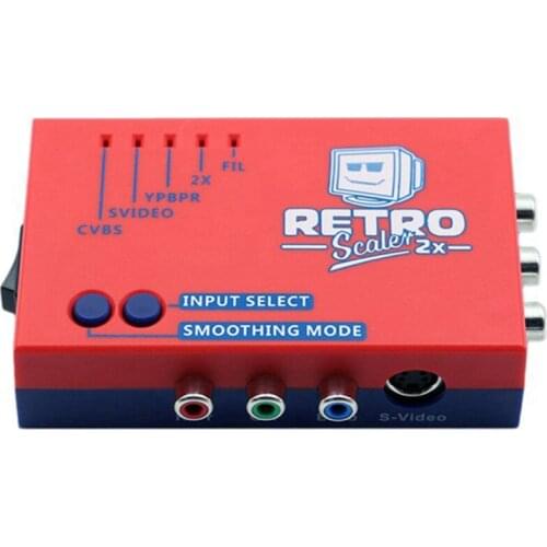 A/V Converter Line Multiplier For Retroscaler2x HD Converter For Retro Video Game With Universal Plug