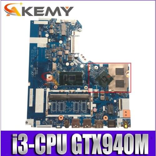Akemy DG421 DG521 DG721 NM-B242 For Lenovo 320-15IKB 320-15ISK Notebook Motherboard CPU I3-CPU GPU GTX940M DDR4 100% Test