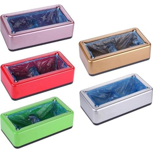 Automatic Shoe Cover Dispenser Portable Boot Cover Shoe Cover Machine Cover 50 Piece Disposable Shoes Suitable for Home