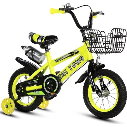 Childrens Bicycle Boys and Girls Cycling Bike 12/14/16/18 Inch Folding Kids Bicycle Light Students Bicycle