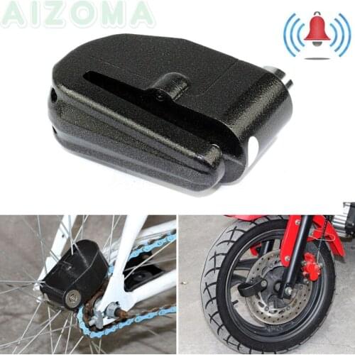 Motorcycle Bike Anti Theft Security Motorbike Scooter Disc Lock Loud Alarm Universal Theft Protection