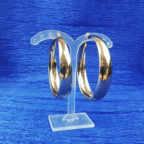 Hot Sale Hoop Earrings Shape Charming Retro Popular Exaggerated Trendy Round Classic Big Large Gift Hip-Hop Long Huge Gold 002