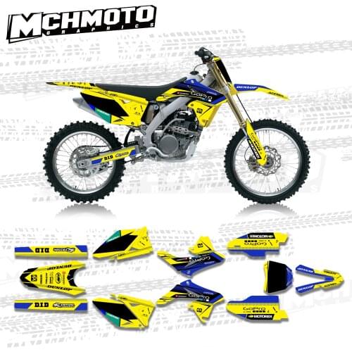 MCHMFG Graphics for Suzuki RMZ250 RMZ 250 2010 2011 2012 2013 2014 2015 2016 2017 2018