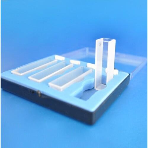 Infrared 10mm quartz cuvette / JGS3 high temperature resistant acid and alkali / Two light / Quality assurance