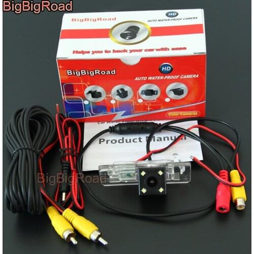 BigBigRoad Car Rear View Reverse Parking Camera For Audi A4L A4 TT A1 A3 A5 A7 Q3 Q5 RS5 s3 S5 2008 2009 2010 2011 2012 2014