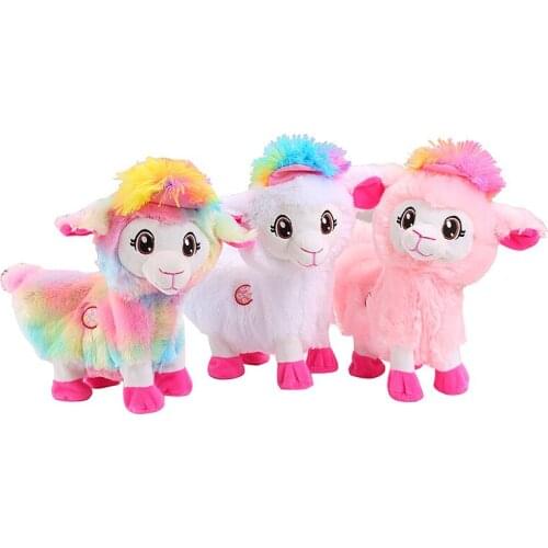 Creative Childrens Plush Toys with Hip Twisting Electric Alpaca Doll Electric Plush Toys Collectible Toy Anime Figure Toys Gift