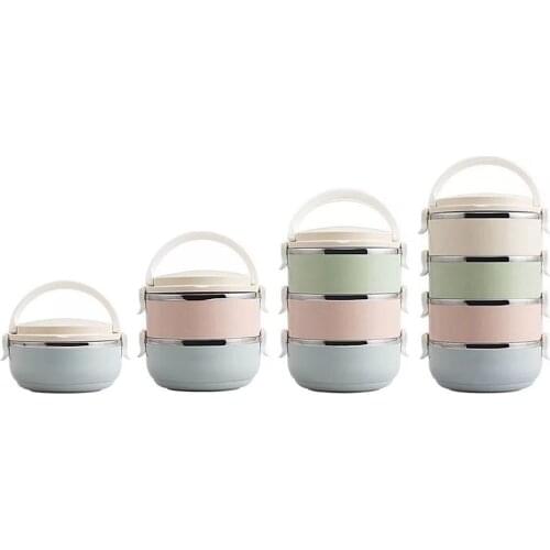 Stainless Steel Lunch Box Bento Box For Office Worker Lunch Container Food Storage Box Thermal Lunch Box Thermos Food Container