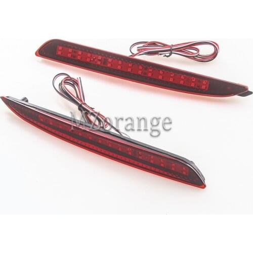 MIZIAUTO 2 Pcs LED Car Rear Bumper Light For Mazda 3 2010 2011 2012 2013 2014 2015 Reflector Warning Lamp Car Accessories