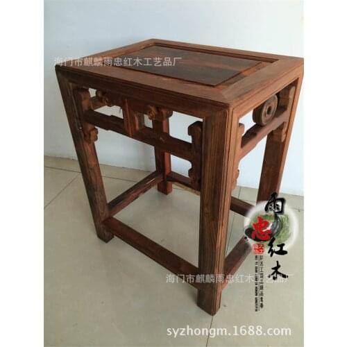 Laos red wood small stool square stool Cochin rosewood mahogany red wood Toys Stool Desks