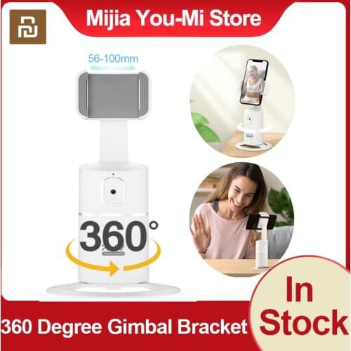 Youpin Smart Live PTZ Bracket AI Follow Face & Body Tracking Gimbal Holder Type-C Charging 360° Rotation Phone Stand for Vlog