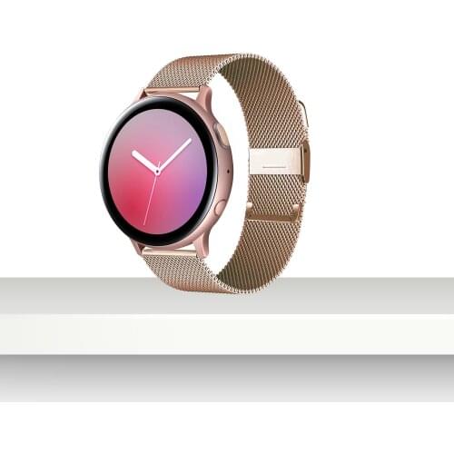 Milanese strap For Samsung Galaxy watch 3 45mm 41mm/Active 2 46mm/42mm Gear S3 Frontier 20mm 22mm bracelet Huawei GT/2/2e band