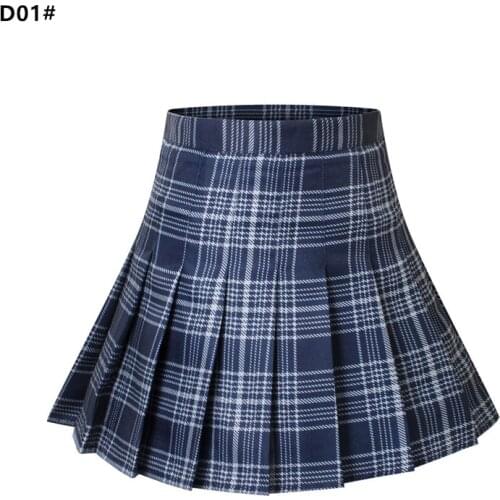 School Dresses Students Anime Cosplay Costumes High Waist Pleated Skirt Jk Uniforms Sailor Suit Short Skirts For Girl 8 Colors
