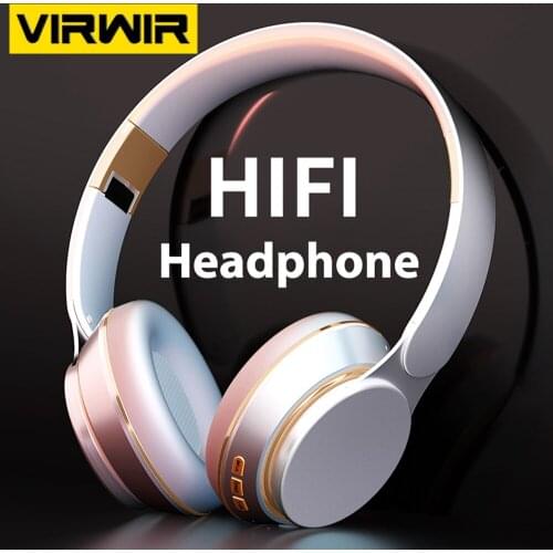 9D Foldable Wireless Headphones HIFI Stereo Bluetooth Music Gaming Headphone Handsfree Headset With Mic for Xiaomi Huawei iphone