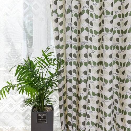 Modern Curtains for Living Dining Room Bedrooms American Country Style Curtain Calico Curtains Can Be Customized Morden Curtains