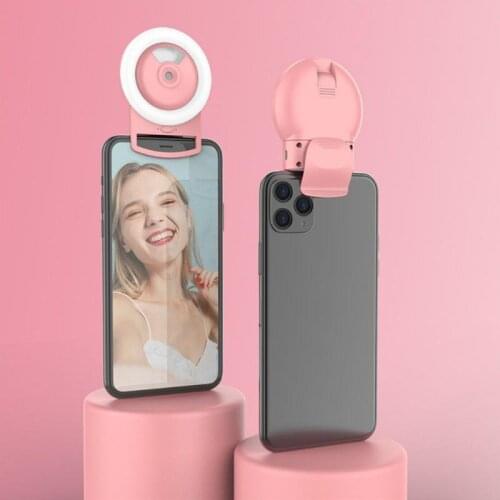 Self-Timer-Lamp Fill-Light Led Mobile-Phone Flash Night-Enhancing Beauty Portable 3 Colors Ring-Light Usb-Charge Beauty Portable