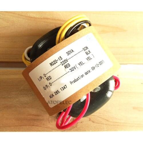 220V 30W R-Core Transformer 32V for Audio Amplifier Preamps AMP DAC R Core
