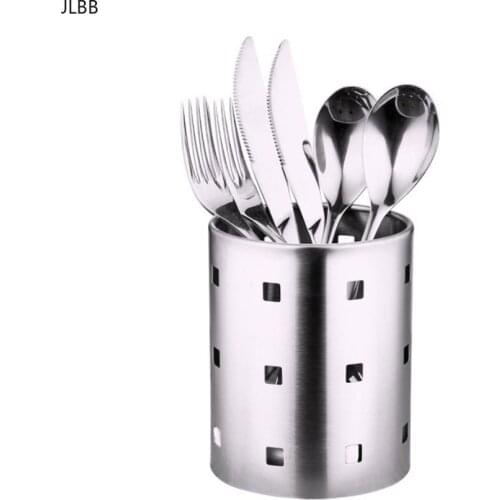 Chopsticks Tube 304 Stainless Steel Tableware Storage Kitchen Utensil Drain Rack For Shovel Spoon Bucket Knife Fork High Quality