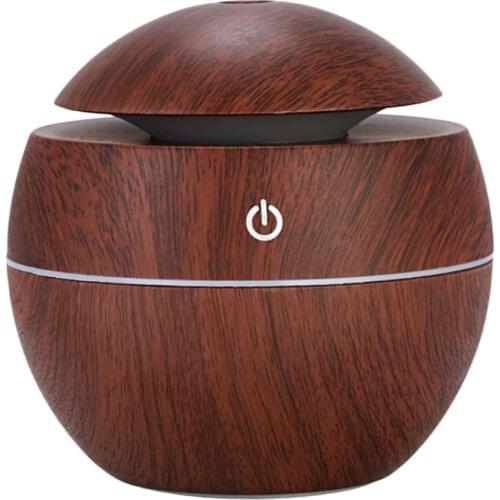130ML Wood Grain USB Air Humidifier Air Purifier Aroma Diffuser for Office Baby Room Bedroom yoga spa Electric Aroma Diffuser