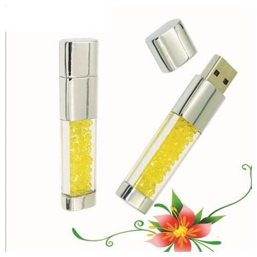 Waterproof Creative Crystal Jewelry USB Flash Drive 512GB 2.0 Flash USB Memory Stick Pen Drive 128GB 16GB 32GB 64GB Pendrive 1TB