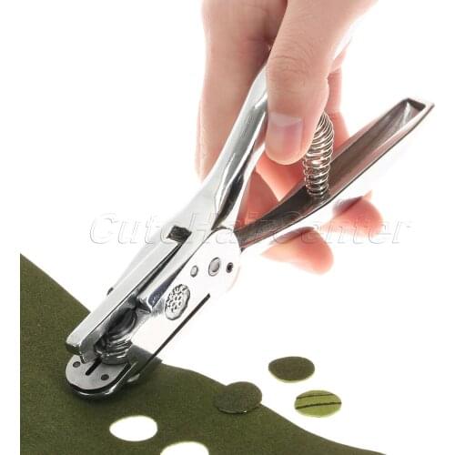 High Quality 2 IN 1 Notches & Pattern Hole Punch Pliers Leather Craft Tool Ferramentas