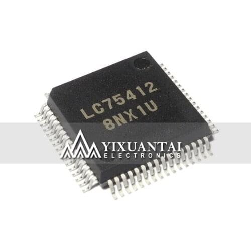 1pcs/lot 5pcs/lot 10pcs/lot Free shipping 100% origina LC75412EH LC75412 QFP64