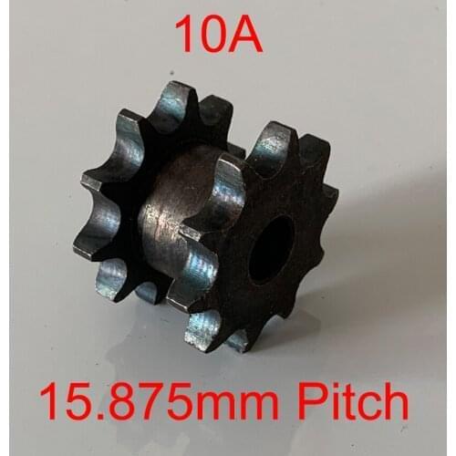 10A 16 17 18 19 20 Tooth Pilot Bore 15.875mm Pitch Double Two Row Simplex Convey Gathering Gear Chain Drive Sprocket Wheel Plate