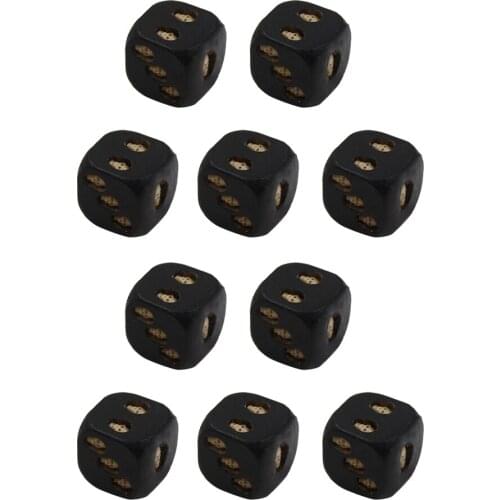 10Pcs Decorative Skull Dice 6 Sided Dice Club Pub Party Game Toys Resin Dice for Children Adults Gambling Board Game Tool