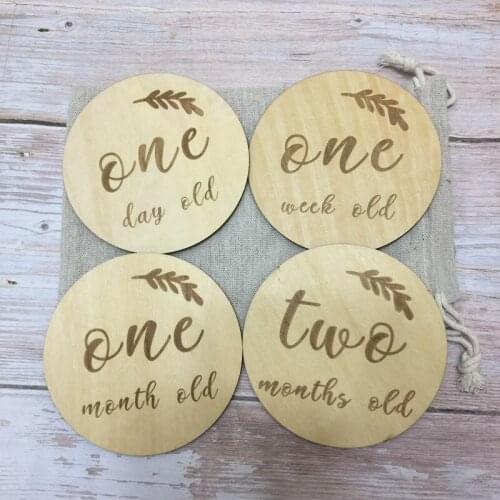 14 pcs new baby gift souvenir new baby card baby milestone cards