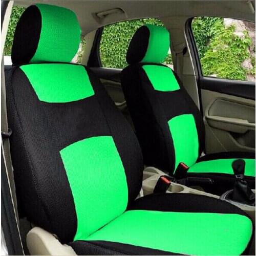 4PCS Mesh Fabric Auto Interior Accessories Classic Design Styling Car Seat Covers Universal Car-cases Protector