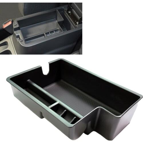 JEAZEA Central Armrest Storage Box Tray Storage Holder For Mitsubishi Outlander SPORT RVR ASX 2010 2011 2012 2013 2014 2015