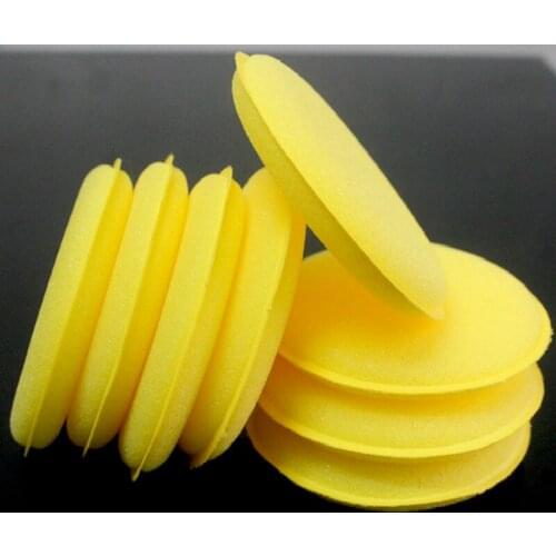 12 pcs/lot Car special waxing round sponge crimping small sponge diameter 10cm polishing tool sponge Boat car wash sponge