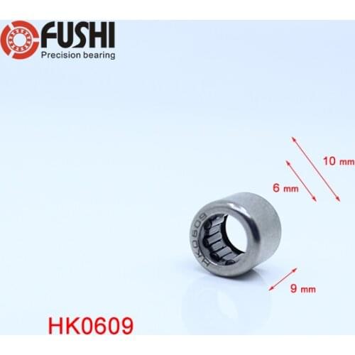 HK0609 Needle Bearings 6*10*9 mm ( 10 Pcs ) Drawn Cup Needle Roller Bearing HK061009 TLA69Z 57941/6