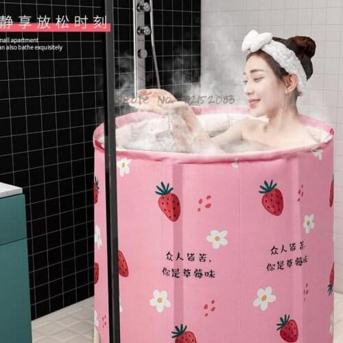 Bath Artifact Folding Household Bath Bucket Adult Body Bath Bucket Female Adult Bathtub Bath Bucket Thermal Tub
