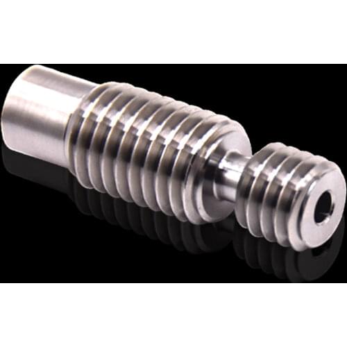 Creativity All-Metal NF V6 Titanium Alloy Heat break TC4(Grade5) 3D Printer Nozzle Throat for 1.75mm HOTEND E3D V6 heater block