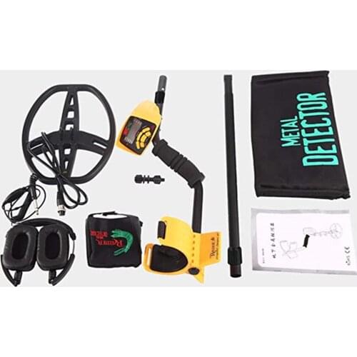 MD-6350 Adult High Sensitivity Waterproof Metal Detector with LCD Display for All Metals Adjustable Handle