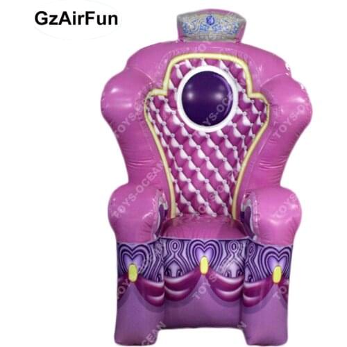 The latest birthday party inflatable treasure seat adult luxury inflatable chair